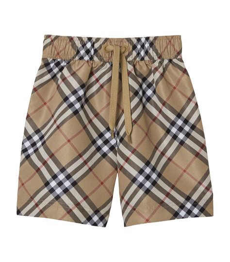 burberry swim shorts baby boy|burberry check swim shorts.